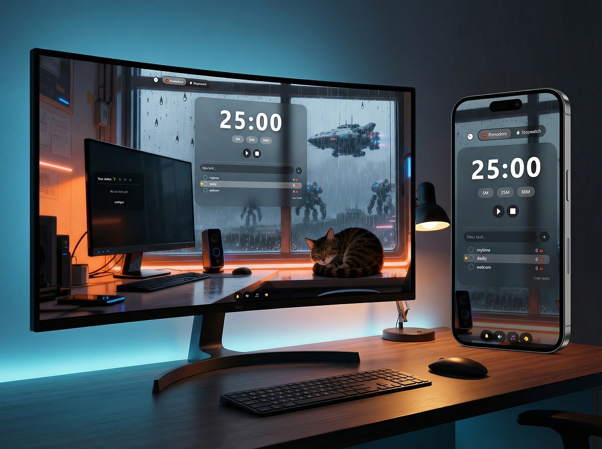 Focus timer for studying